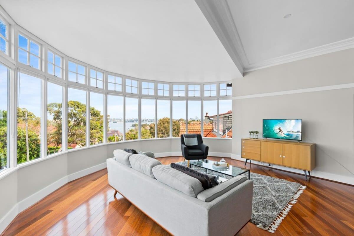 Huge Harbour View Apartment In Historic Home 悉尼 外观 照片
